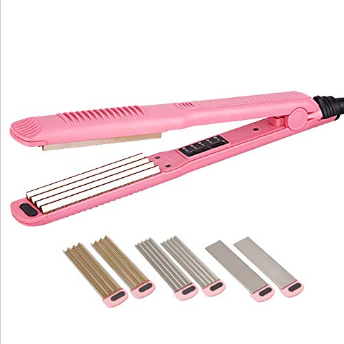 Professional Hair Straightener  Titanium Alloy Heating Core  Ceramic Coated Knob  Constant Temperature  Wet And Dry 2 In 1  Negative Ion Protection Hair