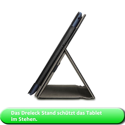 Infiland Lenovo Tab 2 A10-70 / Tab 2 A10-70L / Tab 2 A10-70F / Tab 2 A10-30F / Tab 2 A10-30L / Tab 3 10 Business/ Tab3 10 Plus Hülle Case -Slim Fit Folio PU-lederne dünne Kunstleder Schutzhülle Cover Tasche für Lenovo Tab 2 A10-70 / Tab 2 A10-30 / Tab 3 10 Business/ Tab3 10 Plus 10,1 Zoll Tablet (mit Auto Schlaf / Wach Funktion)(Große Augen) - 7