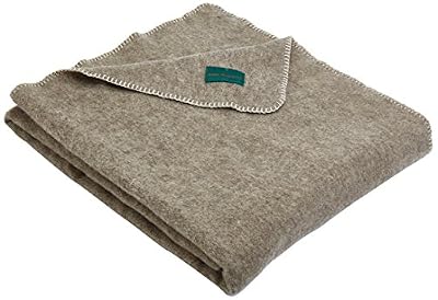 Ourson Couverture traditionnelle bio - 100% pure laine vierge de france - OURSON - Bizet A5 - 180 x 220