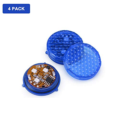 Luces de Advertencia de la Puerta del Coche, Luces de Seguridad LED Abiertas con Rojo Estroboscópico Intermitente Magnético Luces de Advertencia de Seguridad Encendido/Apagado Automático(Paquete de 4)