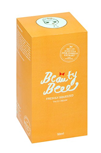BEAUTY BEEE Gesichtspflege „Beee Freshly Squeezed“ für seidig weiche Haut | Aus Besten natürlichen Inhaltsstoffen | Mildes Hautpeeling | Wirkt Antibakteriell, reich an Vitamin C | 50g - 3