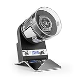 Luxuriös: dekorativer Uhrenbeweger in außergewöhnlichem Design | Auf Reisen: kabelloser Betrieb durch 4x AA-Batterien möglich | Alles im Blick: einfaches Ablesen dank LCD-Display