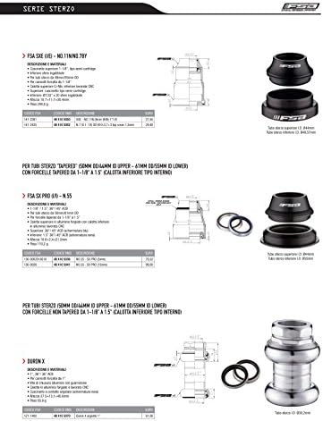 Serie sterzo fsa sxe (i/e) - no.11n/no.7by