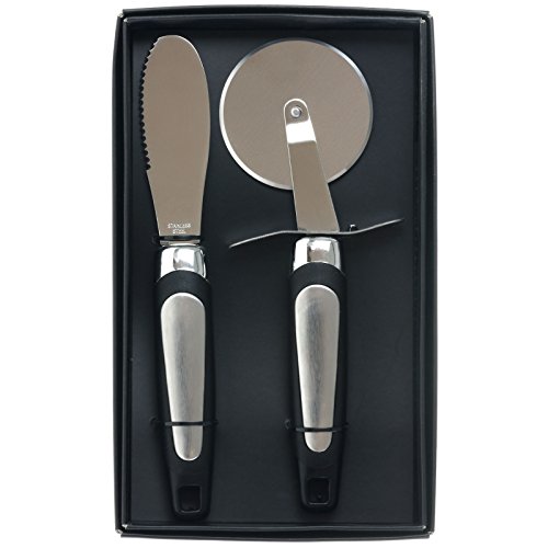 Pizzaset Napoli, Pizzarad und Pizzamesser als Pizza-Set mit Wunschgravur - 2