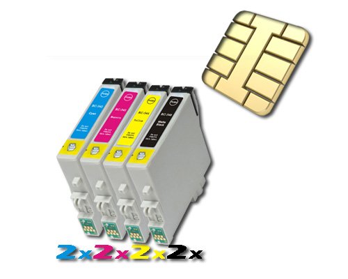 8 Druckerpatronen kompatibel für Epson Stylus DX4850 - 2