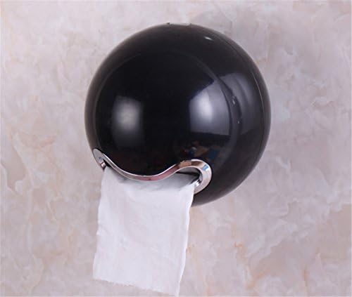 JZC Wall Mount Toilet Paper Holder,Cute Face (Black)