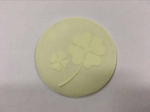 Pequeño espejo de mano, espejo portátil, Color blanco, Patrón de flores