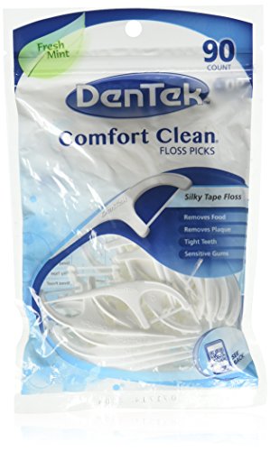 Dentek Floss Picks Silk 90 Pieces Bagged