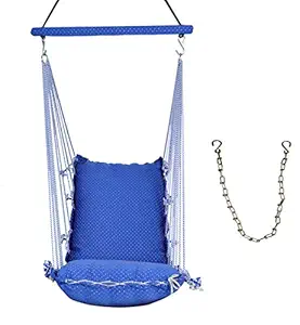 Jhulawala.com Swing, Jhula, Hanging Chair, for Home, Adult, Balcony, Garden, Indoor,Outdoor with Hanging Accessories Chain (Modern)