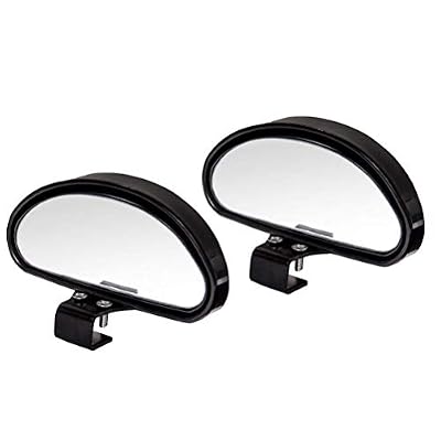 WildAuto Miroir D'angle Mort Rétroviseurs D'angle Extérieur Mort Universel Pour Tous Les Voitures - Miroir Convexe - Auxiliaire Rétroviseur (Type A-2 pcs)