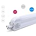Produktbild 2 X Auralum T5 Neutralweiß LED-Leuchtstoffröhre mit G5-Fassung Halterung, Led-Röhre 120cm, 16W, 1550 lumen, Lichtfarbe 4000-4500K