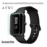 squarex HD Film Hartglas LCD Displayschutzfolie für Xiaomi Amazfit Sport Smartband, Damen, farblos, AS Show