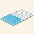 SleepyCat Slim Memory Foam Pillow | 2.5 Inch Thin Support Pillow for Spine Alignment & Pain-Relief | Premium Bamboo Zipper Cover (Standard Size, 24.5 X 15 inches, White)