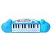 Produktbild TrifyCore Elektrische Karikatur Tastatur Spieluhr Instrument Lernen und pädagogisches Baby-Spielzeug für Kinder Klavier ohne Batterie 1pc Blau