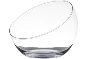 Hakbijl Glasschale Innis mit schrägem Rand H. 10cm D. 12,5cm Glas