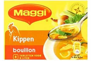 Mix di brodo di pollo | Maggi | Pacchetto di brodo di pollo 8 compresse | Peso totale 82 grammi
