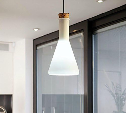 LF&amp;Y Modern minimalist art chandelier creative bar counter restaurant lab magic bottle single head chandelier,A,18*26cm