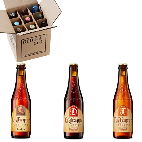 Caja selección de 9 cervezas trapenses La Trappe. Cerveza trapense de máxima calidad ideales para disfrutar de buenos momentos.