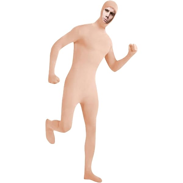 Faschingskostüm Unisex Lycra Spandex Zentai-Anzug in Schwarz