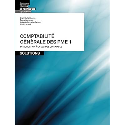 Download Comptabilite Generale Des Pme Volume 1