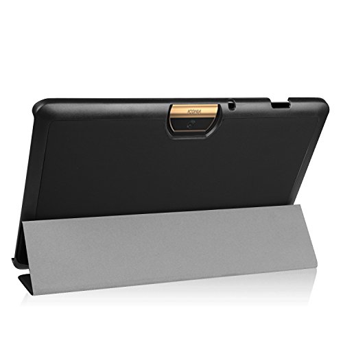 AVIDET Ultra Slim Acer Iconia Tab 10 A3-A40 Hülle Case Superleicht Ständer Smart Shell Cover Schutzhülle Etui Tasche für Acer Iconia Tab 10 A3-A40 Tablet-PC (Schwarz) - 3