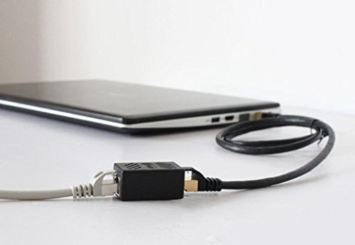 byste 2 Stück RJ45 Kupplung Inline-Kupplung CAT7/CAT6/Cat5e Ethernet Kabel Extender Adapter Buchse auf Buchse - 5