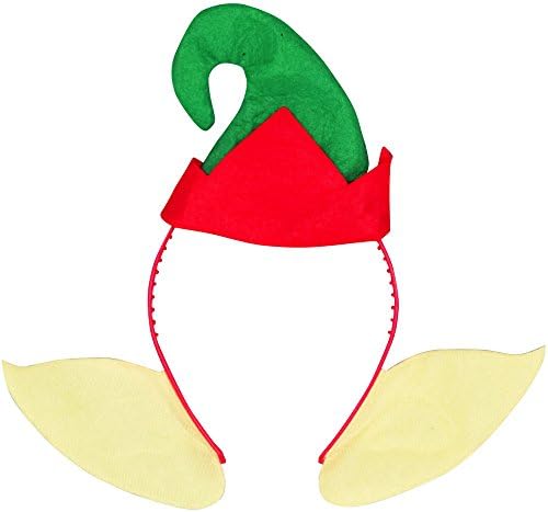 Christmas Boys &amp; Girls Festive Elf Headband Hat