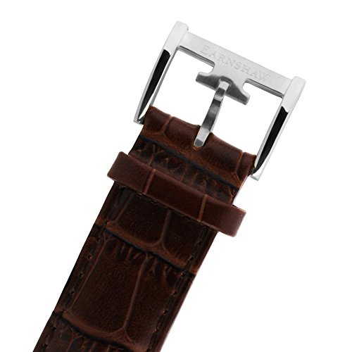 Thomas Earnshaw Men's Fitzroy Automatic Watch with White Dial Analogue Display and Brown Leather Strap ES-8027-02