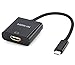 Price comparison product image USB-C To HDMI Adapter, MOKiN USB 3.1 USB-C(Type-C) To HDMI Adapter Cable, HDMI Output Max 4K UHD, Compatible with 13"/15" MacBook Pro 2016/2017, 12" Retina Display MacBook 2015/2016, Chromebook Pixel, Lenovo Yoga 900, Yoga3 Pro, Dell XPS 13 and More Thunderbolt Port 3 For Type-C Output Device