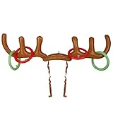 Weihnachts Feiertags Party Spiel Aufblasbare Rentiergeweih Hut Ring Wurf