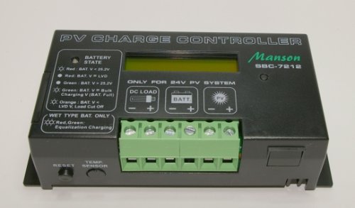 Preisvergleich Produktbild Manson SBC-7212 24 V Solar Laderegler -LCD Display