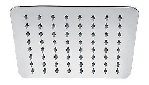 bath & more Kopfbrause Quadrat, 350 x 350 mm, Edelstahl, 1 Stück, hochglanzverchromt, 150012408