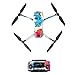 Produktbild Colorful Für DJI Mavic 2 Pro/Zoom Drone Aufkleber, 3D Aufkleber wasserdicht, Deko Sticker, Cover Set für Drohne, für Mavic 2 Pro/Zoom Fernbedienung und Arme (A)