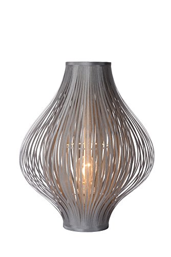 Preisvergleich Produktbild Lucide POLI - Tischlampe - Ø 36 cm - Grau