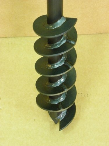 Erdbohrer Erdlochbohrer Brunnenbohrer 90 mm 1,5 m Pfahlbohrer Handbohrer Bohrgerät f. Brunnen und Rammfilter - 2