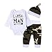 Produktbild Neugeborenes Baby-Unisex Schlafsack Strampler Säugling Baby Mädchen Jungen Brief drucken Strampler Overall Camouflage Hosen Set ODRD Mädchen Jungen Body Babyschlafsack Kleinkind Sommer