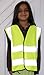 Childrens High Visibilty Vest Kids Yellow Hi Vis Viz Vest