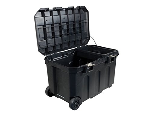 Stanley Mobile Montagebox, 96.2 x 59.1 x 57.8 cm, 190 l Stauraum, Metallverschlüsse, herausziehbarer Handgriff, 1-93-278 - 3