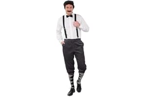 shoperama Hochwertige Knickerbocker Cord Hose 20er Jahre Herren Paper Boy Oktoberfest Tracht Kostüm-Zubehör