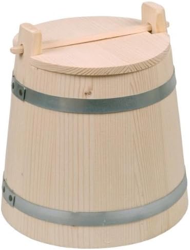 Hofmeister Pickling Pot with Lid, 5 L, made from Spruce Wood