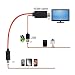 Produktbild Handy zu TV Kabel, 1080p MHL 11 Pin Micro USB auf HDMI Adapter mit Video Audio-Ausgang für Android Samsung Galaxy/S3/S4/S5/Note 2/3/4, Galaxy Tab 3 8.0 T310, Tab 3 10.1 P5210, Note 8 N5110, Note Pro 12.
