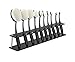 Demarkt 10pcs Toothbrush Style Eyebrow Brush Foundation Eyeliner Pro Makeup Brushes Display Shelf