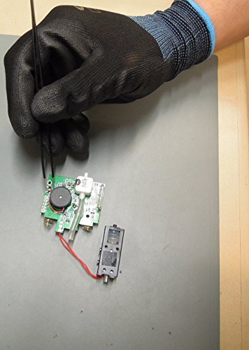 12 Paar Arbeitshandschuhe mit PU-Beschichtung EN388 – Schutzhandschuhe gegen Schmutz und mechanische Risiken, schwarz, Größe 10 (XL) - 3