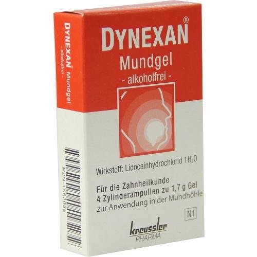 Preisvergleich Produktbild DYNEXAN Mundgel Zylinderampullen 4X1.7g