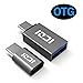 Produktbild ICZI USB C auf Micro USB Adapter & auf USB 3.0 Adapter (2 in 1 Pack) mit OTG aus Aluminium für Samsung Galaxy S8/ S8+, Nintendo Switch, MacBook Pro, MacBook usw. (Space Grau)