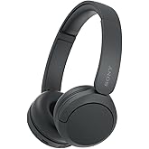 Sony WH-CH520 Wireless Bluetooth Headphones On Ear with Mic, Up to 50Hrs Battery, Quick Charge, DSEE Upscale, Multipoint Conn