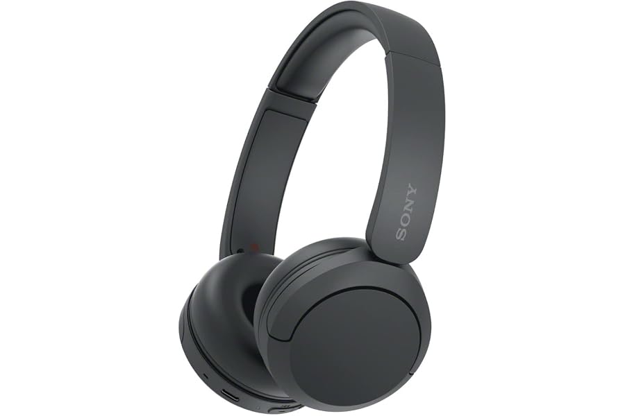Sony WH-CH520 Wireless Headphones Bluetooth On-Ear Headset with Microphone and up to 50 Hours Battery Life with Quick Chargin