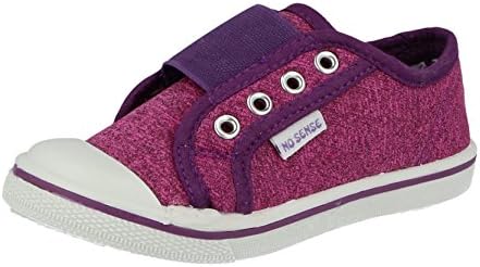 Kids Unisex No Sense Boys Girls Canvas Low Hi Top Trainers Pumps Plimsolls Shoes Size 8-2 (Purple UK Kids 8