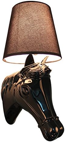 SADASD Horse Head Lamp Modern Minimalist Living Room Bed Creative Personality Nordic Aisle Bedroom Wall Lamps, Horse Head