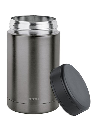 Isosteel VA-9684AT Isolierbehälter für Lebensmittel 0,5 L, titan-grau - 5